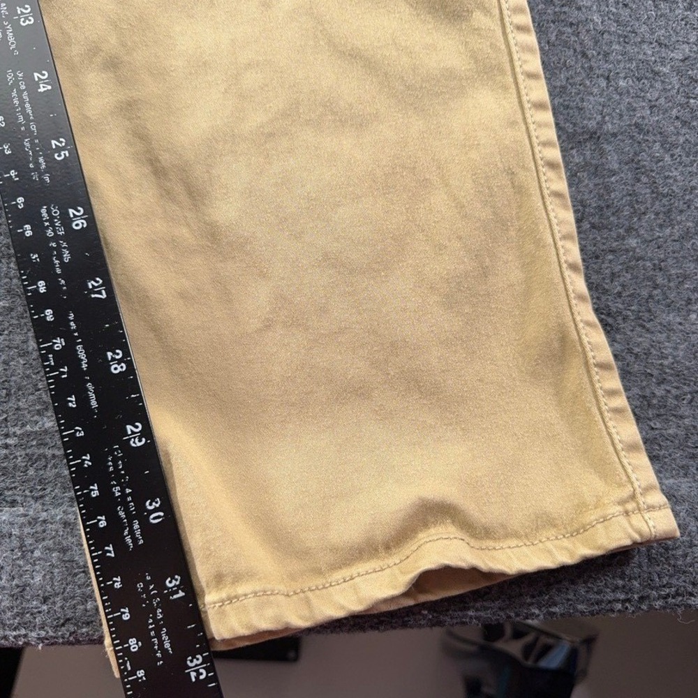 Peter Millar Mens Khaki Tan 5-Pocket Cotton Modal Stretch Pants Size 36 - Picture 2 of 10